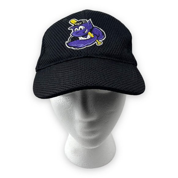 Louisville Bats Hat Cap Black Mesh Adjustable MILB Logo - Picture 1 of 5